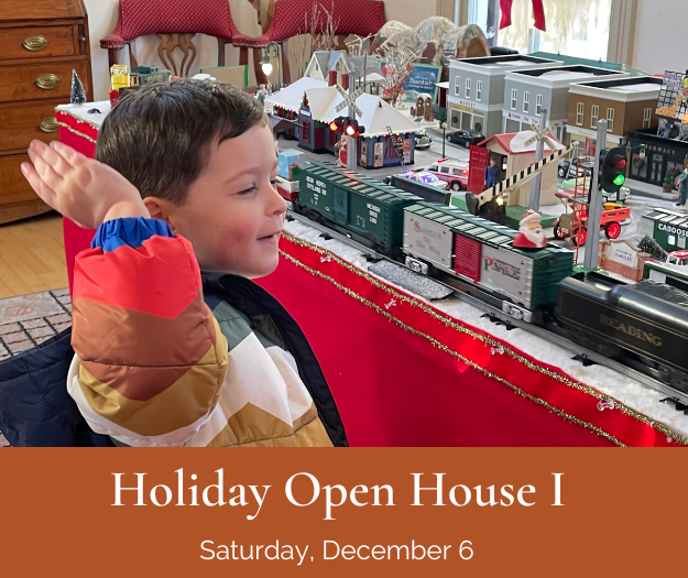 boy looking at train