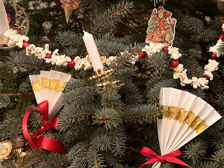 ornaments on tree