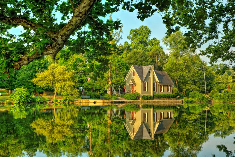 Lake Afton in summer
